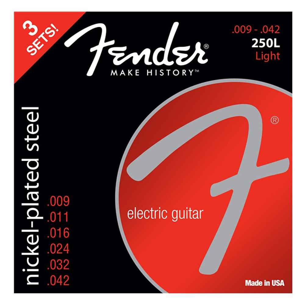 Fender　Strings:　250L　(9-42)　Pack　–
