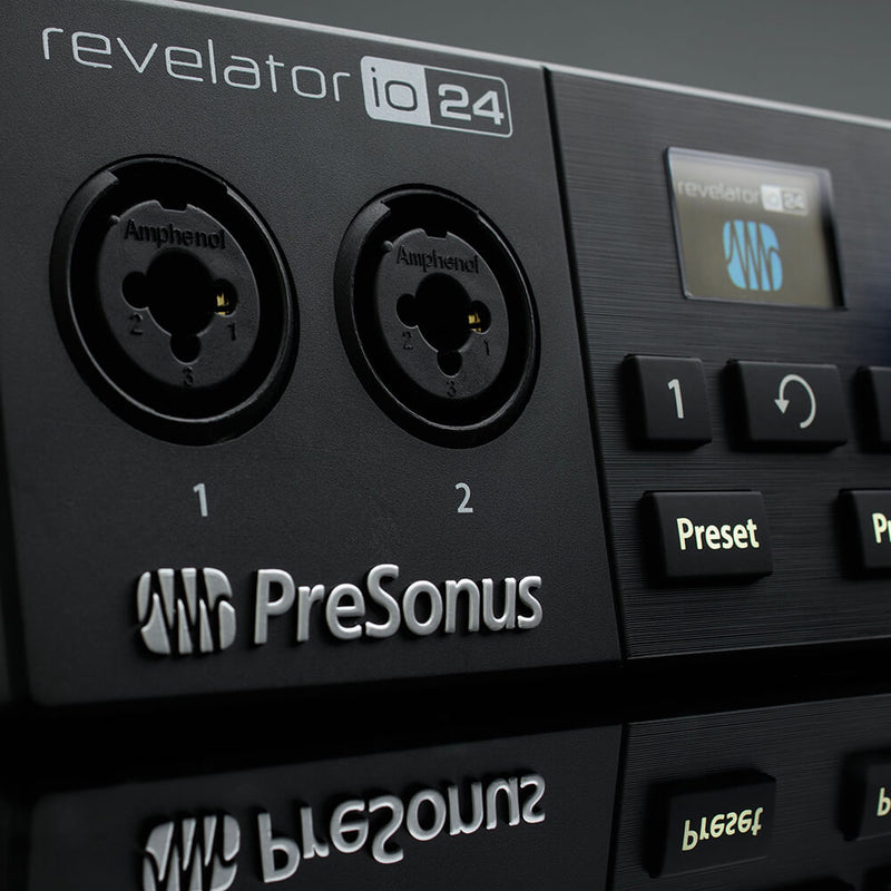 PreSonus Revelator io24 Audio Interface Close Up 2