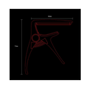 Aroma Acoustic & Electric Guitar Capo Dimensions