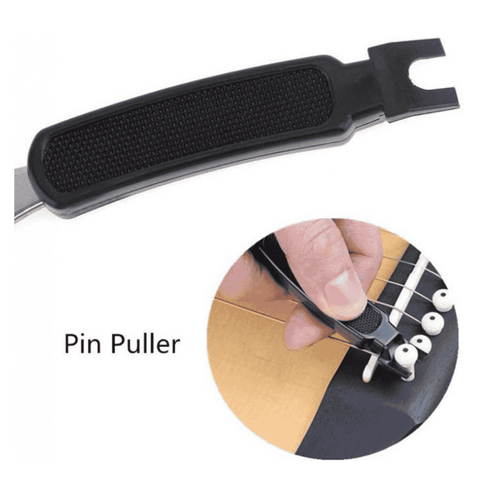 String Pin Puller 3-in-1 Guitar Tool – String Winder, Cutter & Bridge Pin Puller ...