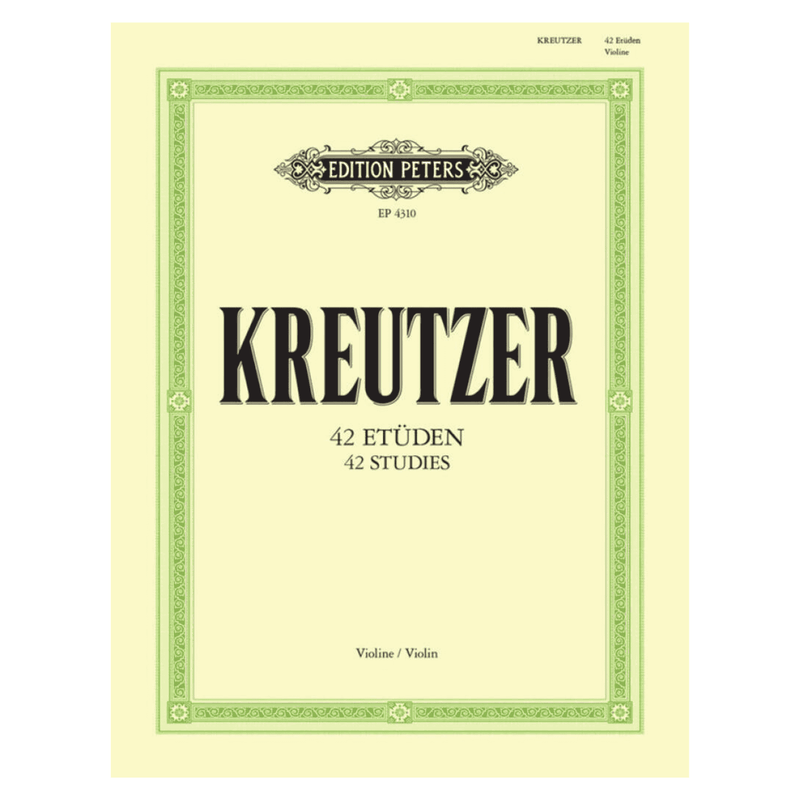 Kreutzer 42 Etudes | Caprices Peters Edition - Violin