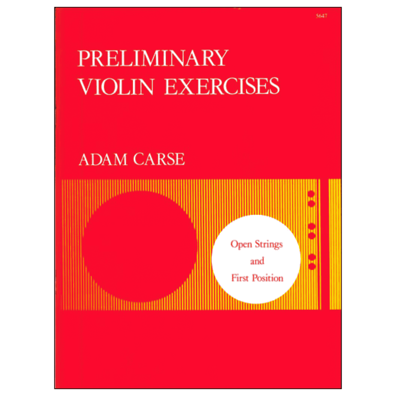 Preliminary Violin Exercises by Adam Carse