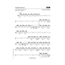 RSL Rockschool Drums - Grade 6 (2024) Exam Book Sheet Music Example for Parallel Universe