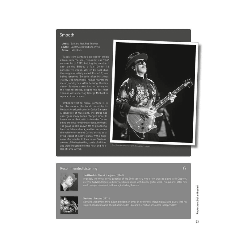 RSL Electric Grade 6 Smooth by Santana Exam Piece 