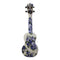 Koda Soprano Polycarbonate Ukulele Blue Roses Rear