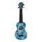 Koda Soprano Polycarbonate Ukulele Aquarium Front