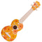 Koda Soprano Polycarbonate Ukulele Marigold Pattern Front