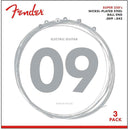 Fender Strings: 250L (9-42) 3 Pack
