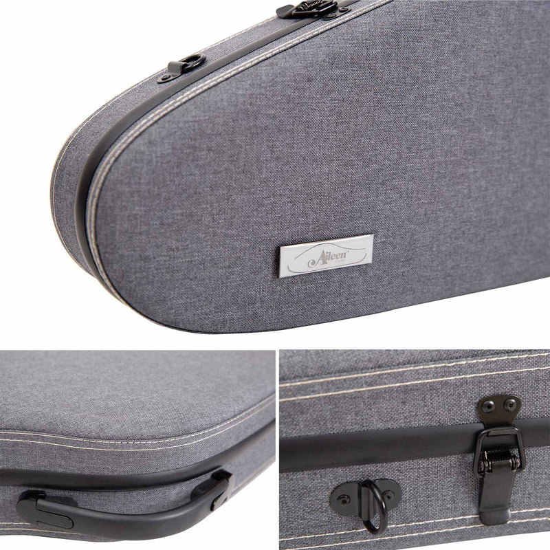 Grey Aileen Violin Case, Ultra Light Weight