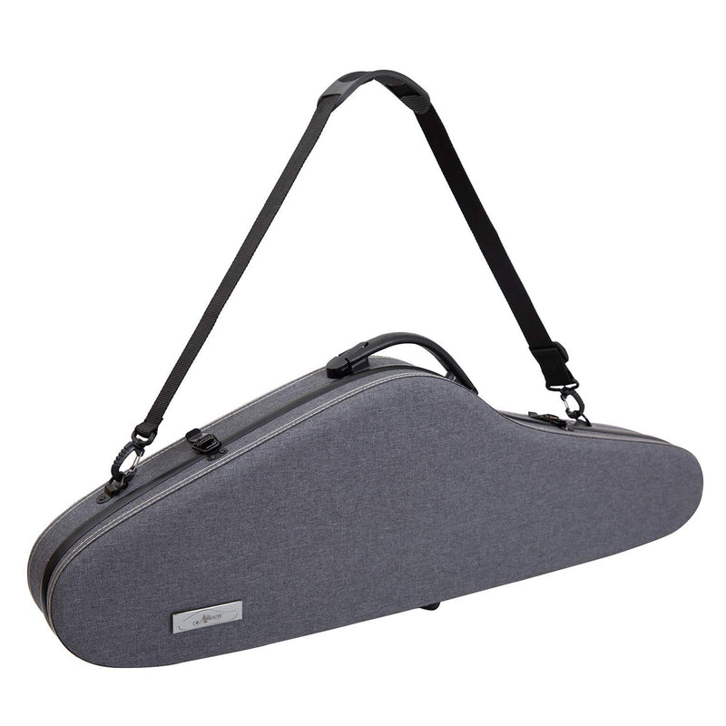 Grey Aileen Ultralight Weight Violin Case with Hydrometer