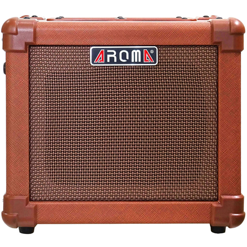 Aroma 10 Watt Acoustic Guitar Amplifier with Guitar and Microphone Inputs
