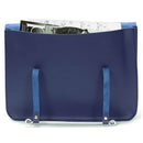 Montford Music Case in Blue Open for A4 Sheet Music