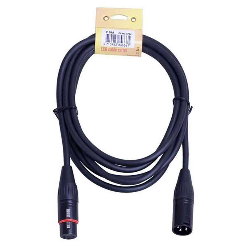 Superlux Microphone Cables: Eco Series XLR - XLR 8FT