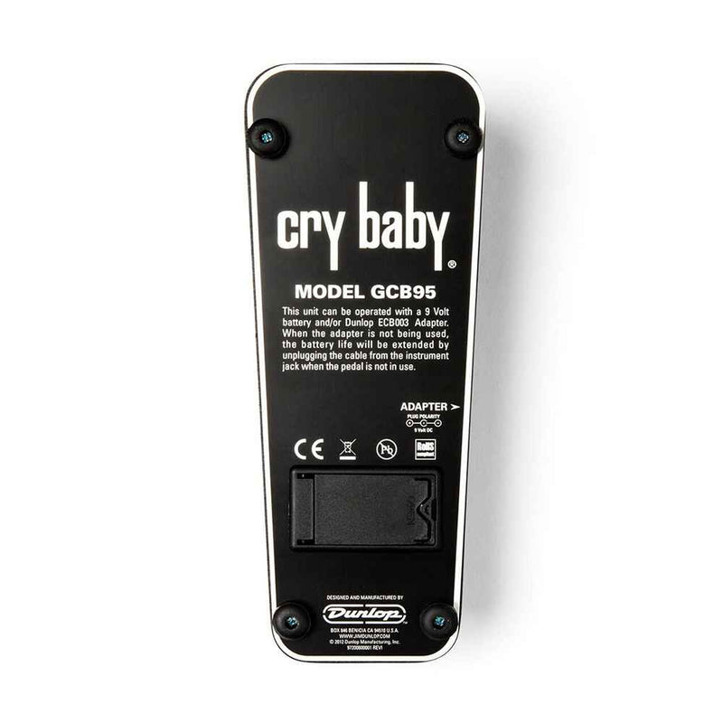 Dunlop GCB95 Cry Baby, Standard Wah Pedal Bottom