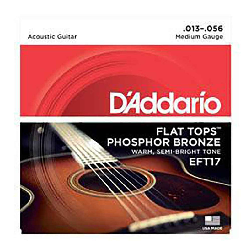Acoustic Guitar Strings: D'Addario Flat Top (13-56)