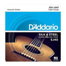 D'Addario EJ40 Silk & Steel Acoustic Guitar Strings