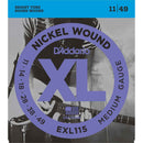 Daddario EXL115 Electric Strings Front