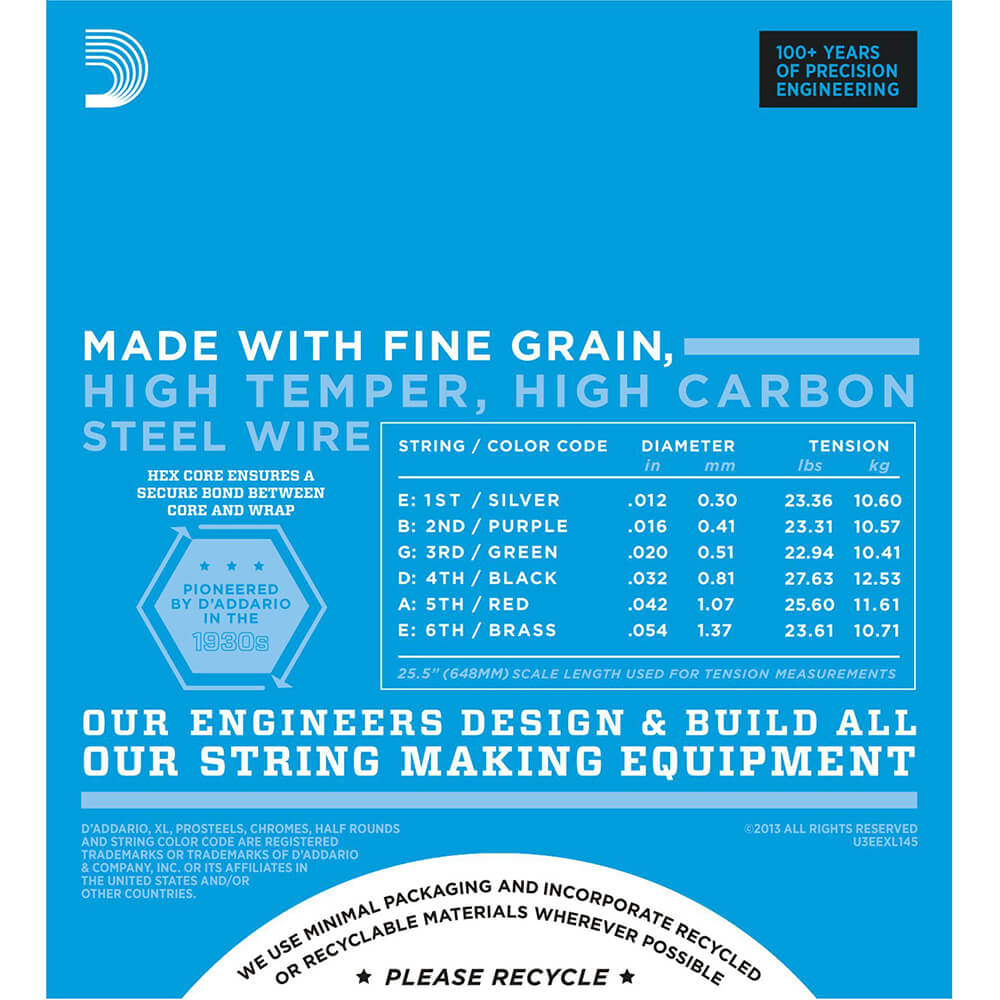 Exl145 Daddario EXL145 Electric Strings – BestMusic.ie