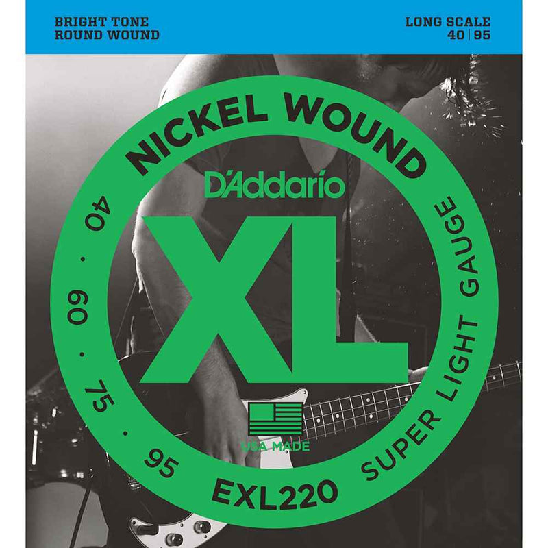 Daddario EXL220 (40-95) Bass Strings Front