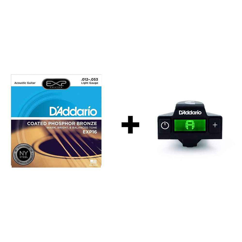 D'Addario: EJ16 Bonus Pack W/ CT15 Soundhole Tuner and Set of EJ16 Acoustic Strings