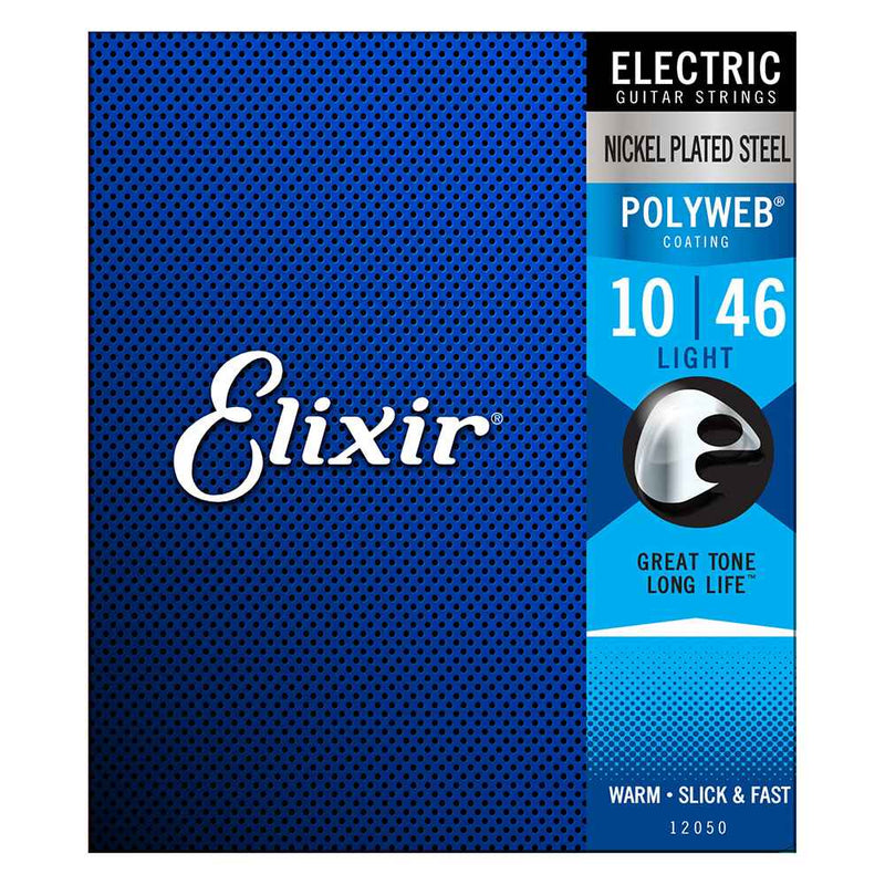 Elixir Strings, Polyweb Electic Guitar Super Light 10-46 12050