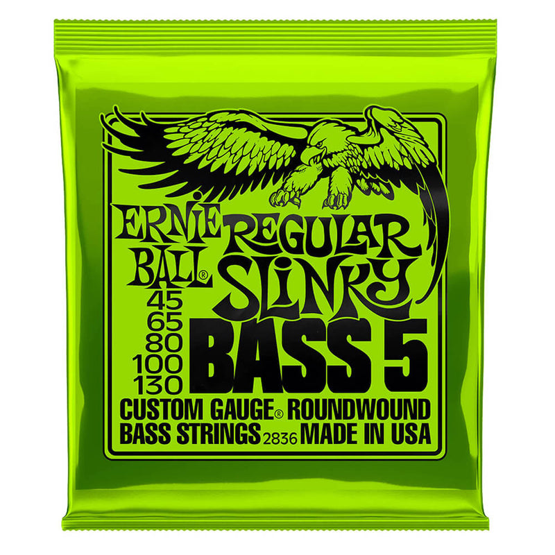 Ernie Ball Bass Strings 5 String Regular Slinky 45 - 130 EB2836