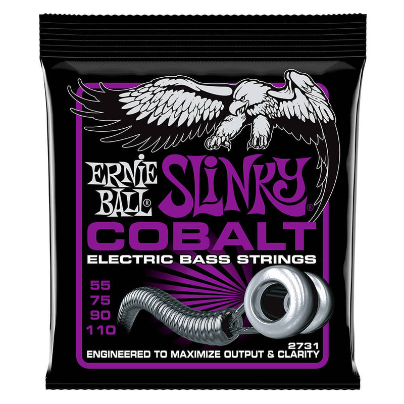 Ernie Ball Slinky Cobalt Electric Bass Strings Power Slinky 55 - 110 EB2731