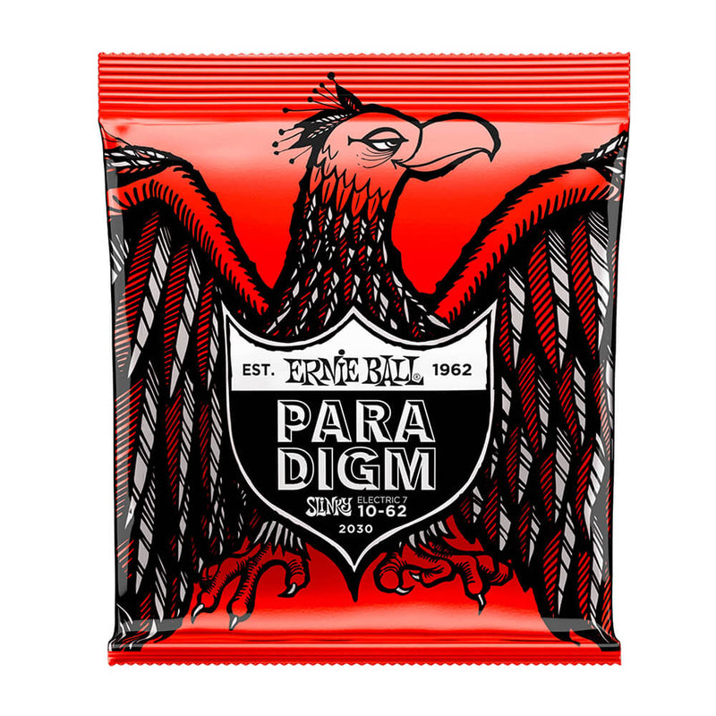 Ernie Ball Paradigm Electric Guitar String 7 String Skinny Top / Heavy Bottom Slinky 10 - 62 | EB2030