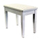 Steinhoven Piano Stool Coda, Polish White W/Storage