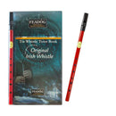 Feadog D Tin Whistle Double Pack | Red Whistle and Tutor Book