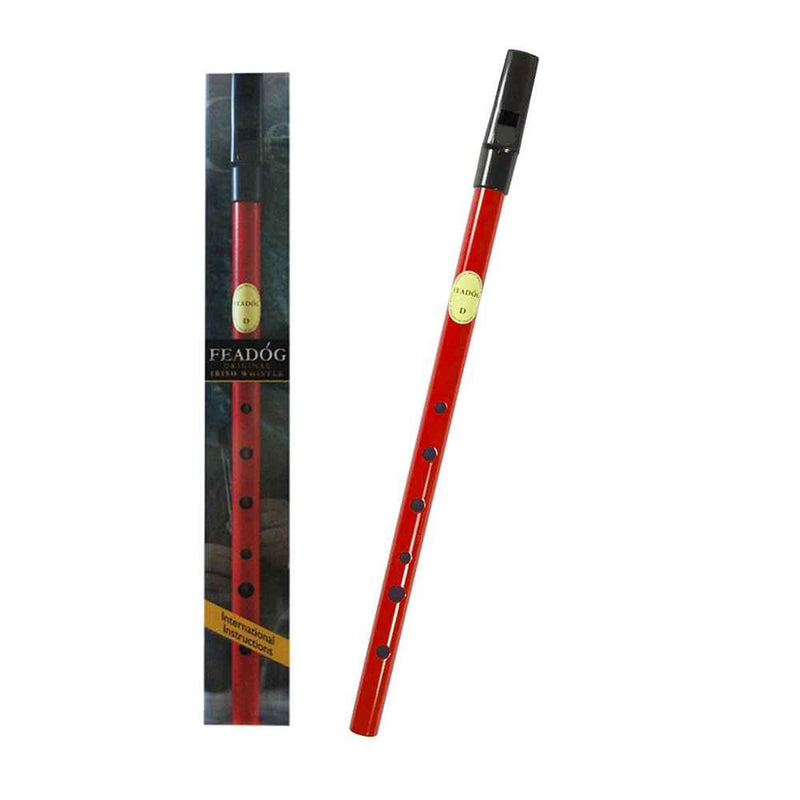 Feadog D Tin Whistle | Red D Whistle 