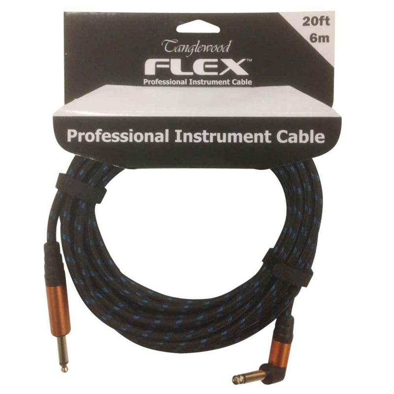 Tanglewood 20FT Braided Angle Instrument Cable