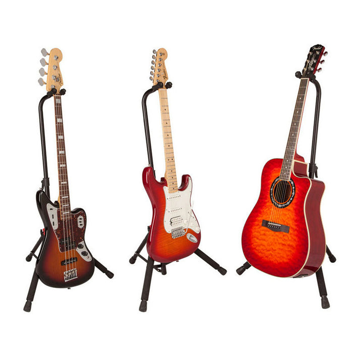 Fender Deluxe Hanging Guitar Stand, Black/Red