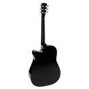 Nashville Electro-Acoustic Guitar: Dreadnought (Black) back