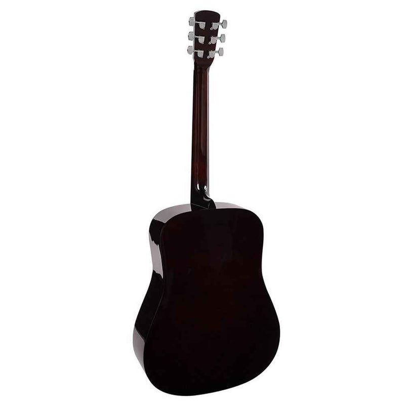 Nashville Acoustic Guitar: Dreadnought (Tabacco Burst) back