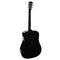Nashville Acoustic Guitar: Dreadnought (Black) Back