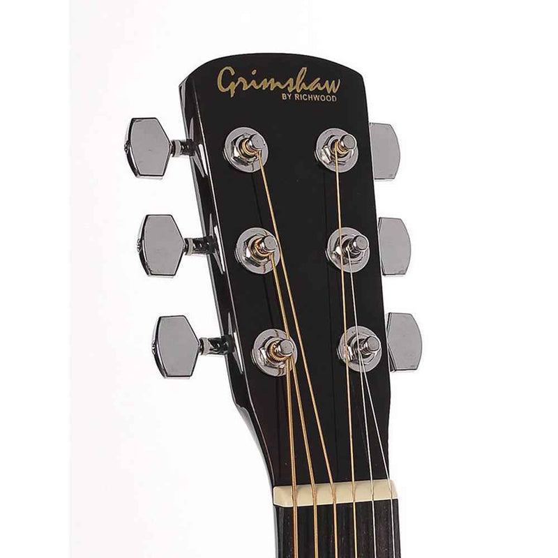 Nashville Acoustic Guitar: Dreadnought (Tabacco Burst) Headstock