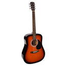 Nashville Acoustic Guitar: Dreadnought (Tabacco Burst) Front