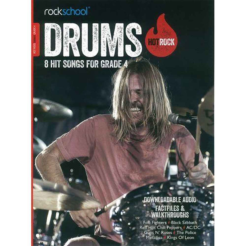 Rockschool Hot Rocks Drums Grade 4 Exam Book