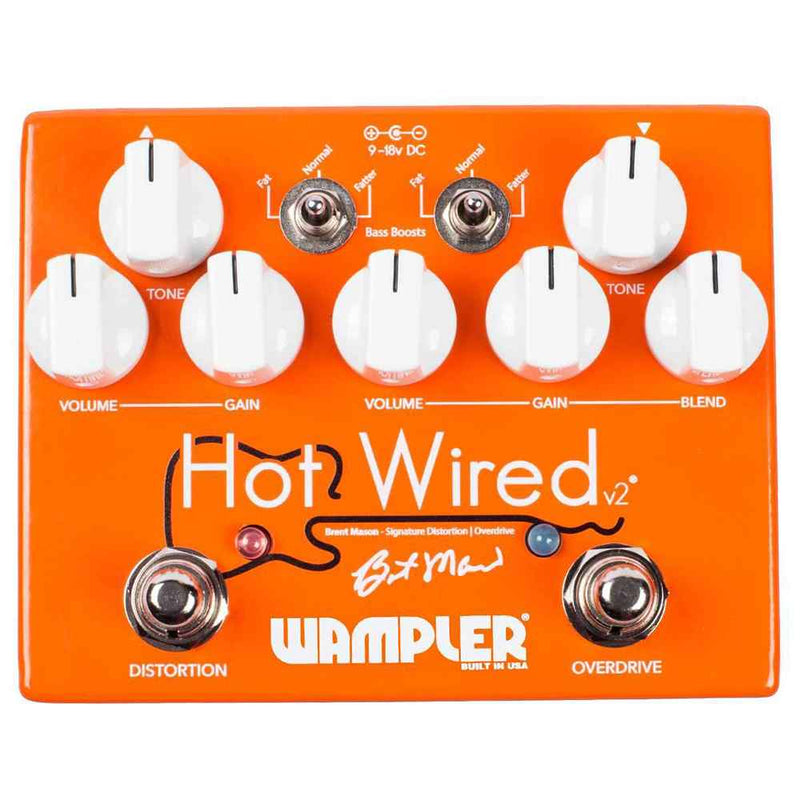 Wampler Guitar Effects Pedal Hot Wired (V2) Overdrive
