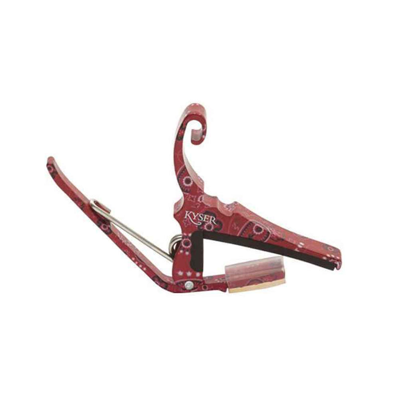 Kyser Quick Change Guitar Capo: Red Bandana