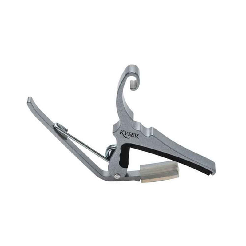 Kyser Quick Change Guitar Capo: Silver