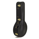 Koda 17 Fret Banjo Arch Top Wooden Black Case 7mm black plush interior