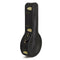 Koda 17 Fret Banjo Arch Top Wooden Black Case 7mm black plush interior