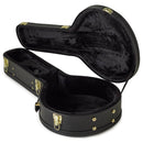 Koda 17 Fret Banjo Arch Top Wooden Black Case 7mm black plush interior