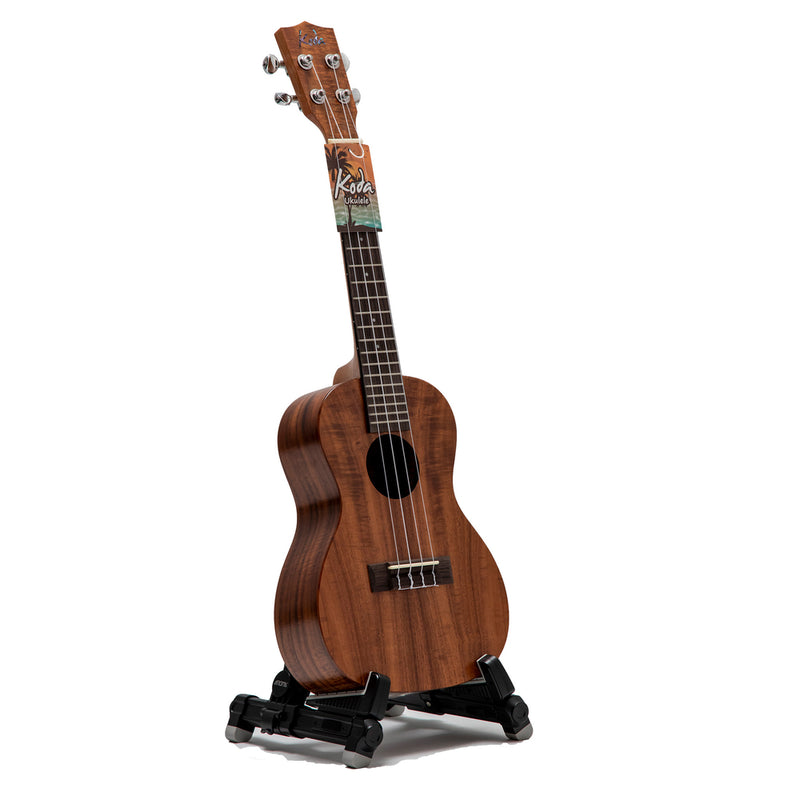 Koda 23Inch Concert Ukulele Solid Taiwanese Koa Body Aquila Strings Gigbag