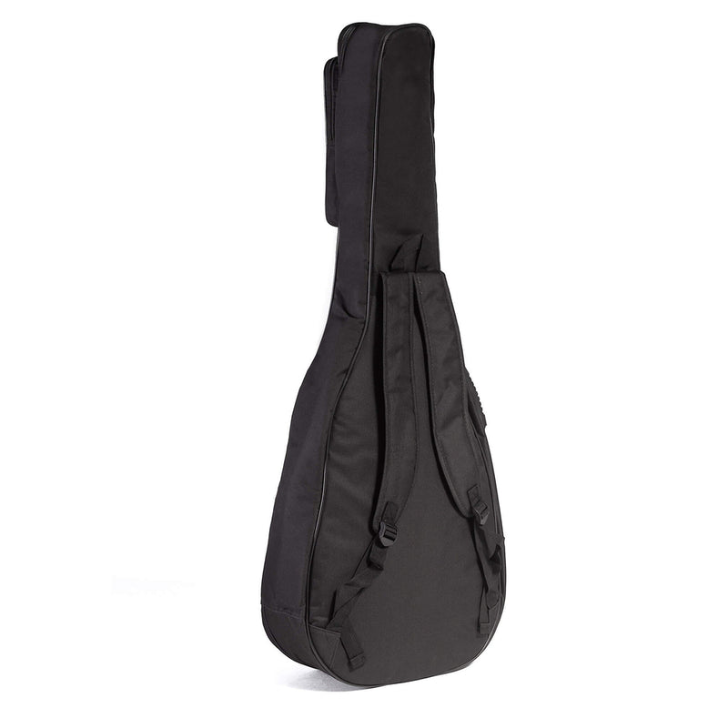 Koda 4/4 Size Acoustic Guitar Bag with 2 Large Front Pockets 10mm Padding BLACK