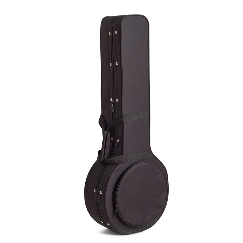Koda 5 String Banjo Foam Black Case 7mm black plush interior