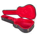 Koda Acoustic Arch Top Vintage Wooden Black Case 7mm red plush interior