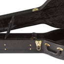 Koda Banjo Hard Case 19 Fret Arch Top Wooden Black 7mm black plush interior